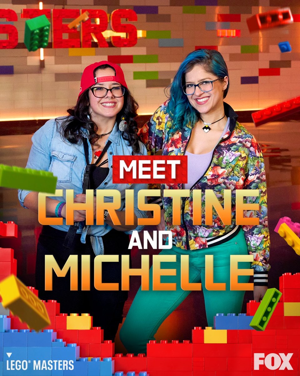 Christine & Michelle, LEGO Masters US Season 3 team portrait