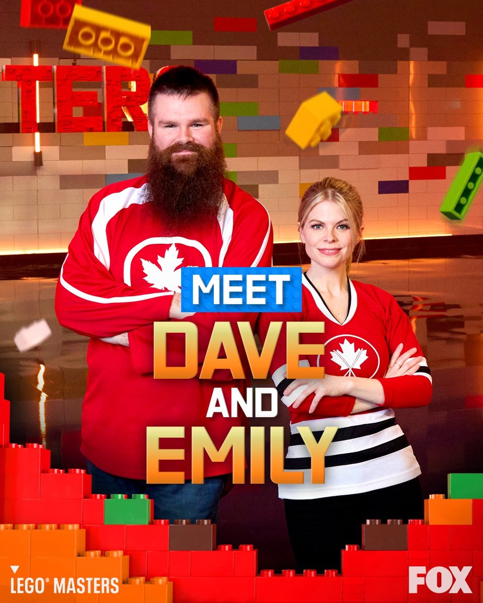 Dave & Emily, LEGO Masters US Season 3 team portrait