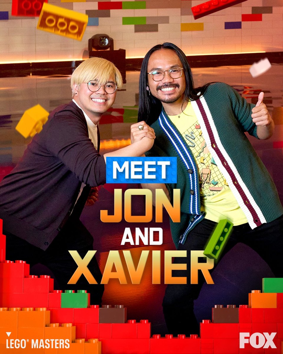 Jon & Xavier, LEGO Masters US Season 3 team portrait