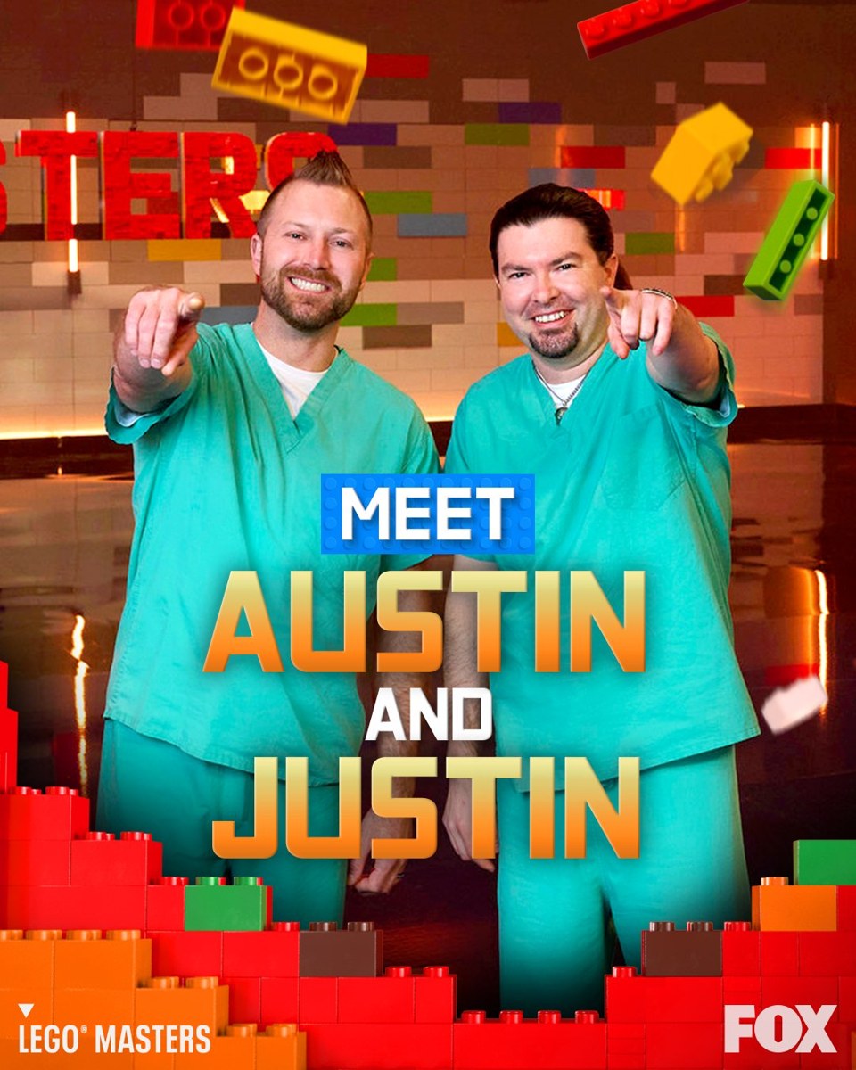 Justin & Austin, LEGO Masters US Season 3 team portrait