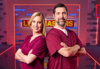 Maia & Jamie, LEGO Masters US Season 5 team portrait