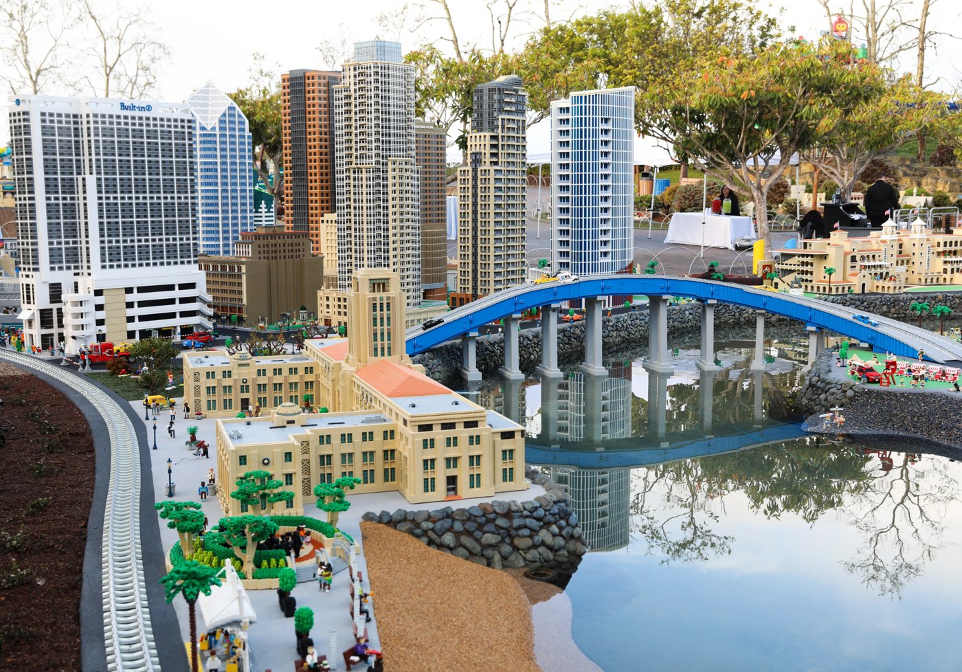 San Diego skyline in MINILAND at LEGOLAND California