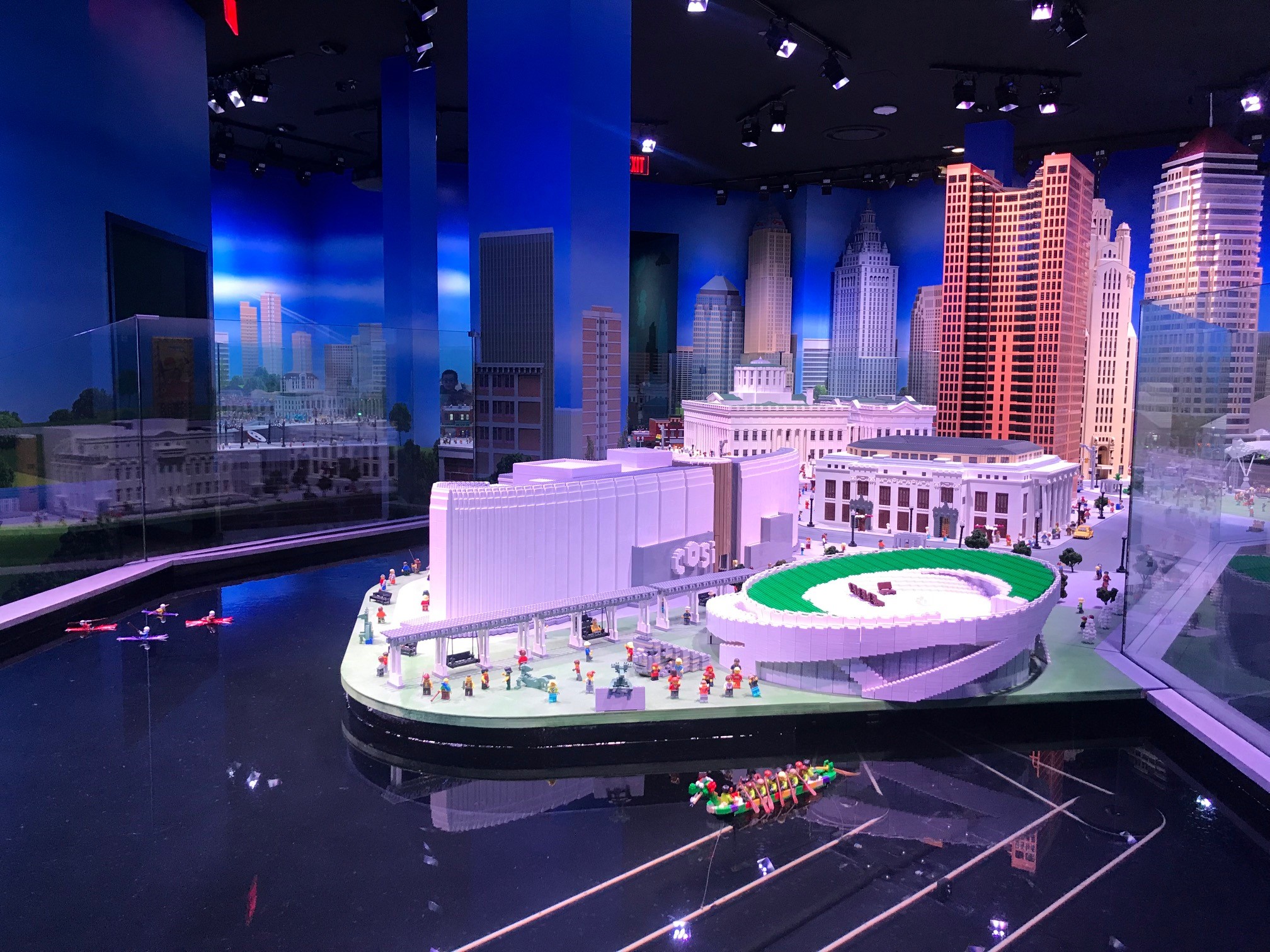 Ohio landmarks in MINILAND at LEGOLAND Discovery Center Columbus