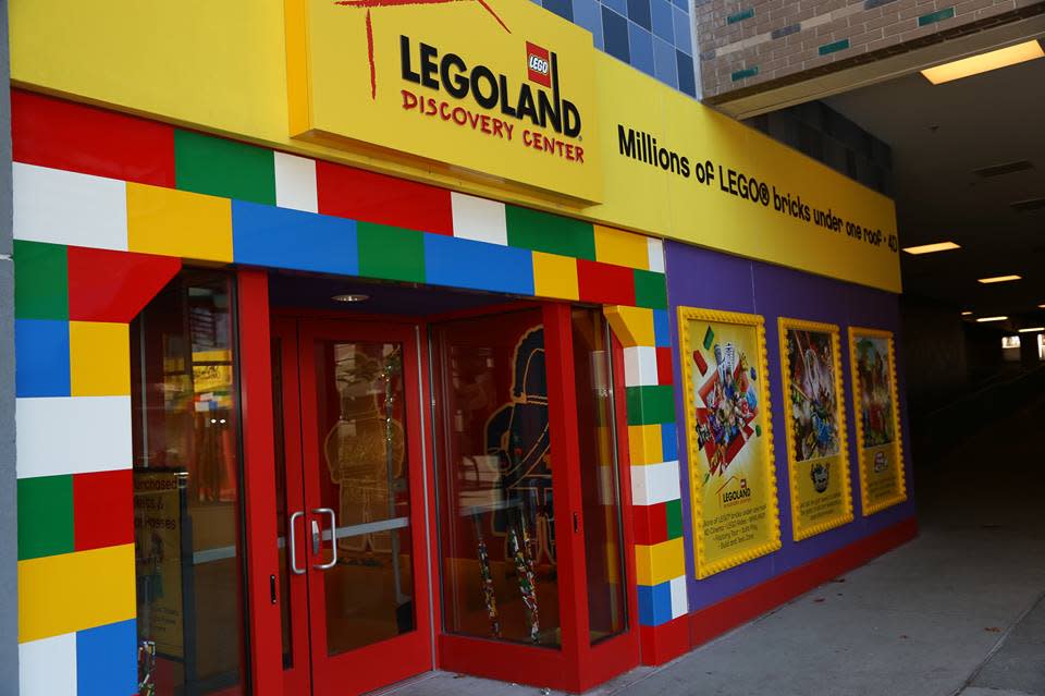 Entrance to LEGOLAND Discovery Center Westchester