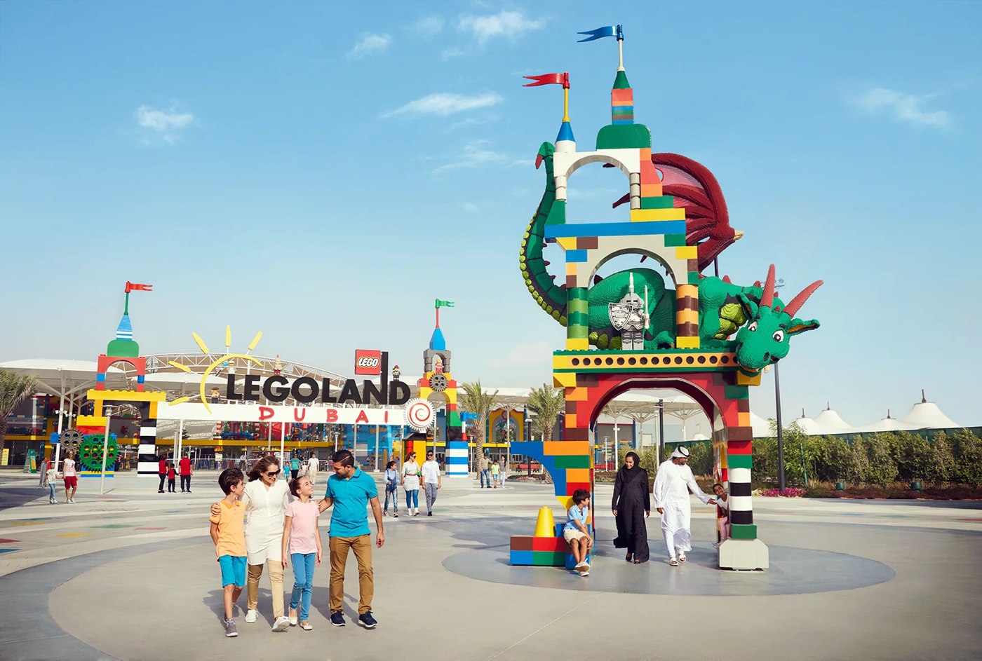 Entrance to LEGOLAND Dubai